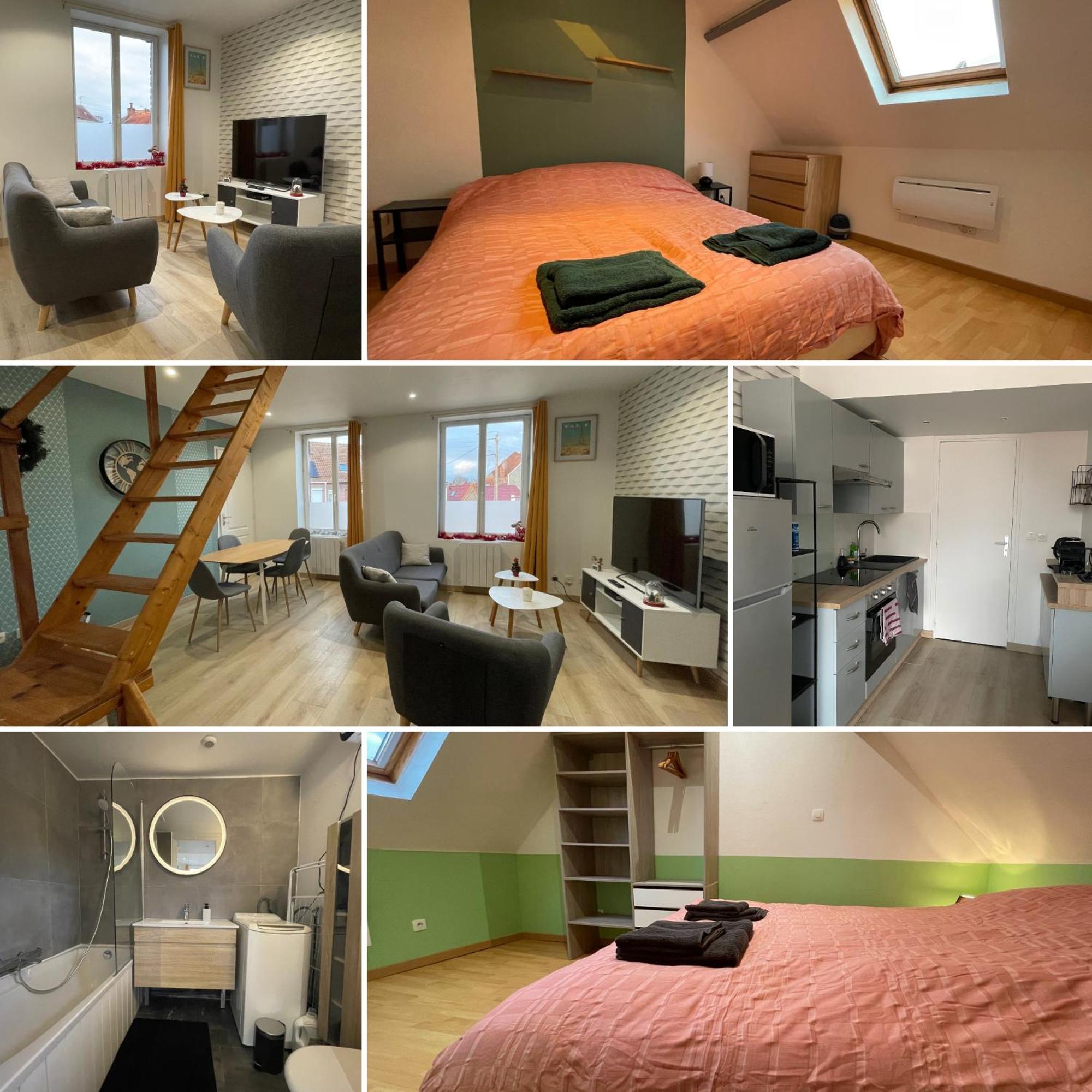 Gite Le Duplex - 5Min De La Gare Vers Lille-Lens-Arras Phalempin 외부 사진