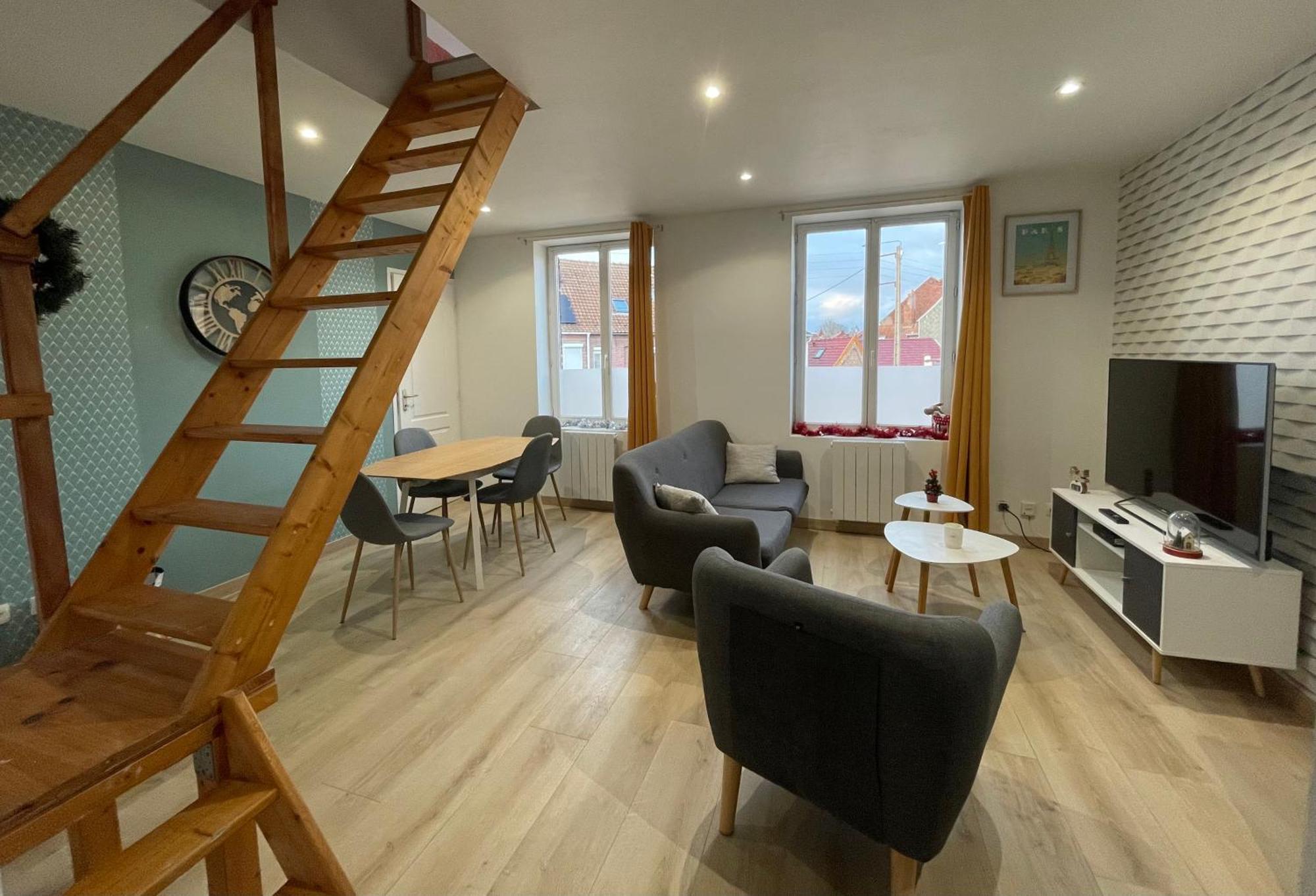 Gite Le Duplex - 5Min De La Gare Vers Lille-Lens-Arras Phalempin 외부 사진