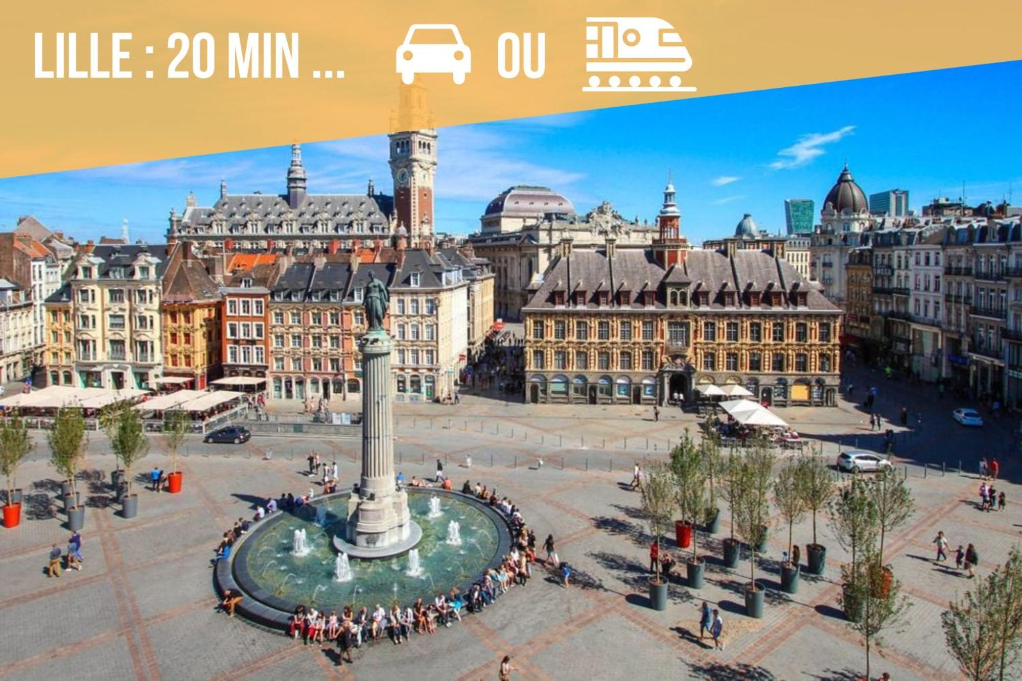 Gite Le Duplex - 5Min De La Gare Vers Lille-Lens-Arras Phalempin 외부 사진